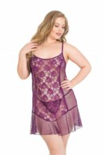 Deluxerie Plus Size Babydoll-sæt Posey