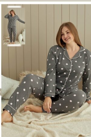 Deluxerie Plus Size Pyjama Saet Orrinthia